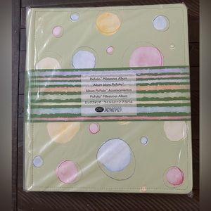 Creative Memories 11 x 14 Playful Green PicFolio Milestones Album non expandable
